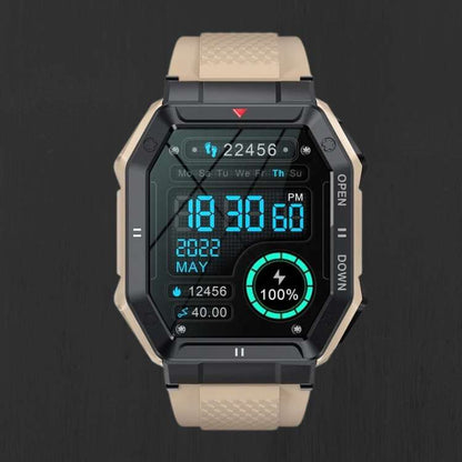 Smartwatch Militar Robusto – 20+ Modos de Desporto, Ecrã HD, Bateria de 10 Dias - Smartwatch - Vessa