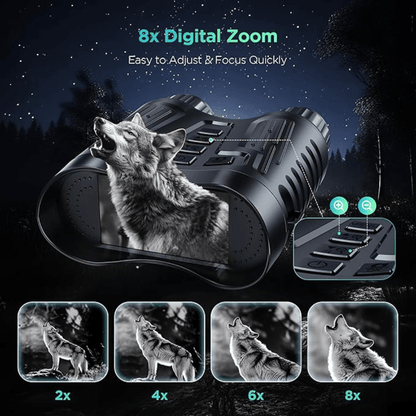 Binóculos de Visão Noturna Ultra HD – Zoom, Grave e Domine a Noite - Binóculos de Visão Noturna - Vessa