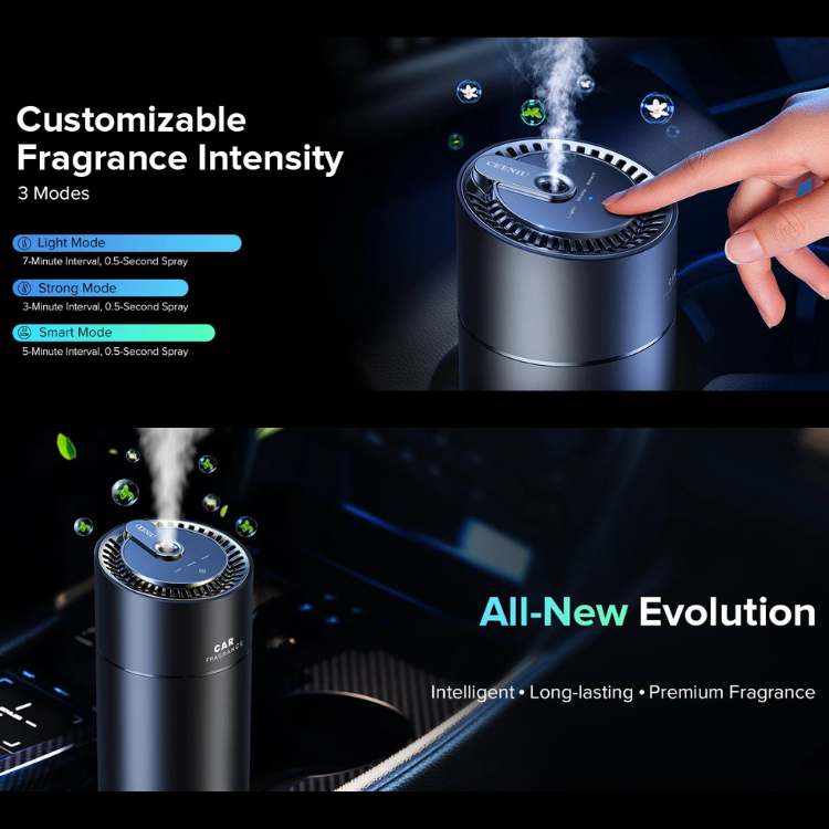 Ambientador de Carro UltraFresh – Fragrância Automática com 60 Dias de Duração - Ambientador de Carro - Vessa