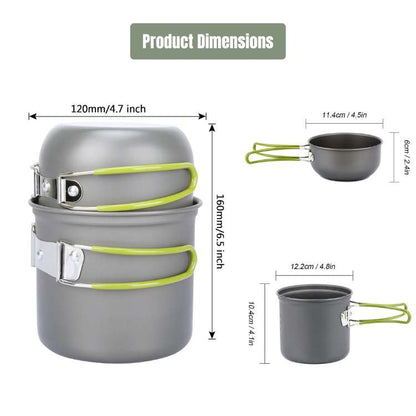 Conjunto de Cozinha de Campismo Ultraleve - Conjunto de Cozinha de Campismo - Vessa