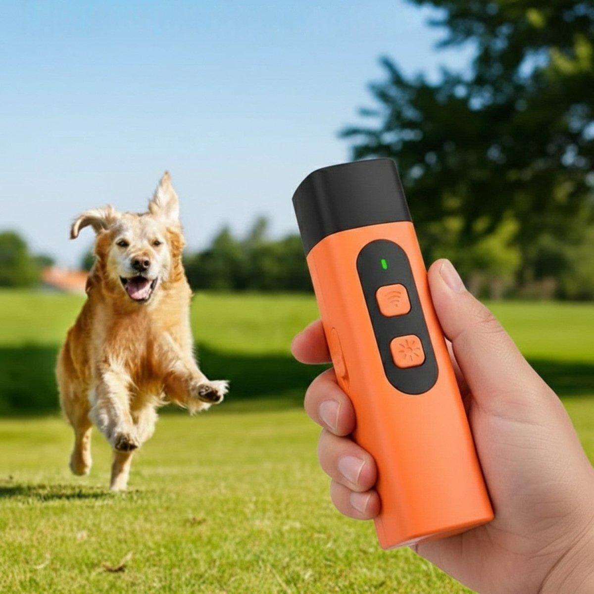 Repelente Ultrassónico de Cães para Controlo Instantâneo de Latidos - Repelente de Cães - Vessa