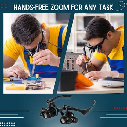 Óculos de Lupa com Luz UltraVision - Óculos de Lupa - Vessa