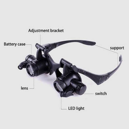 Óculos de Lupa com Luz UltraVision - Óculos de Lupa - Vessa