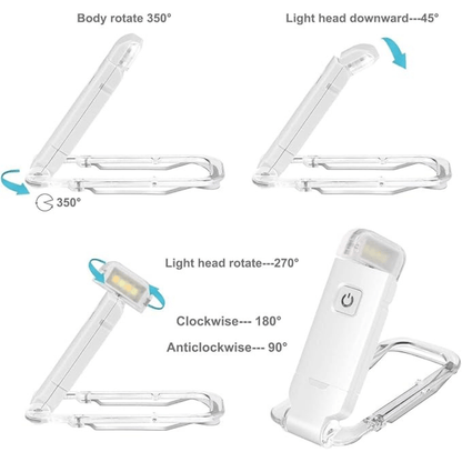 Luz de Leitura Recarregável por USB - Luz de Leitura - Vessa