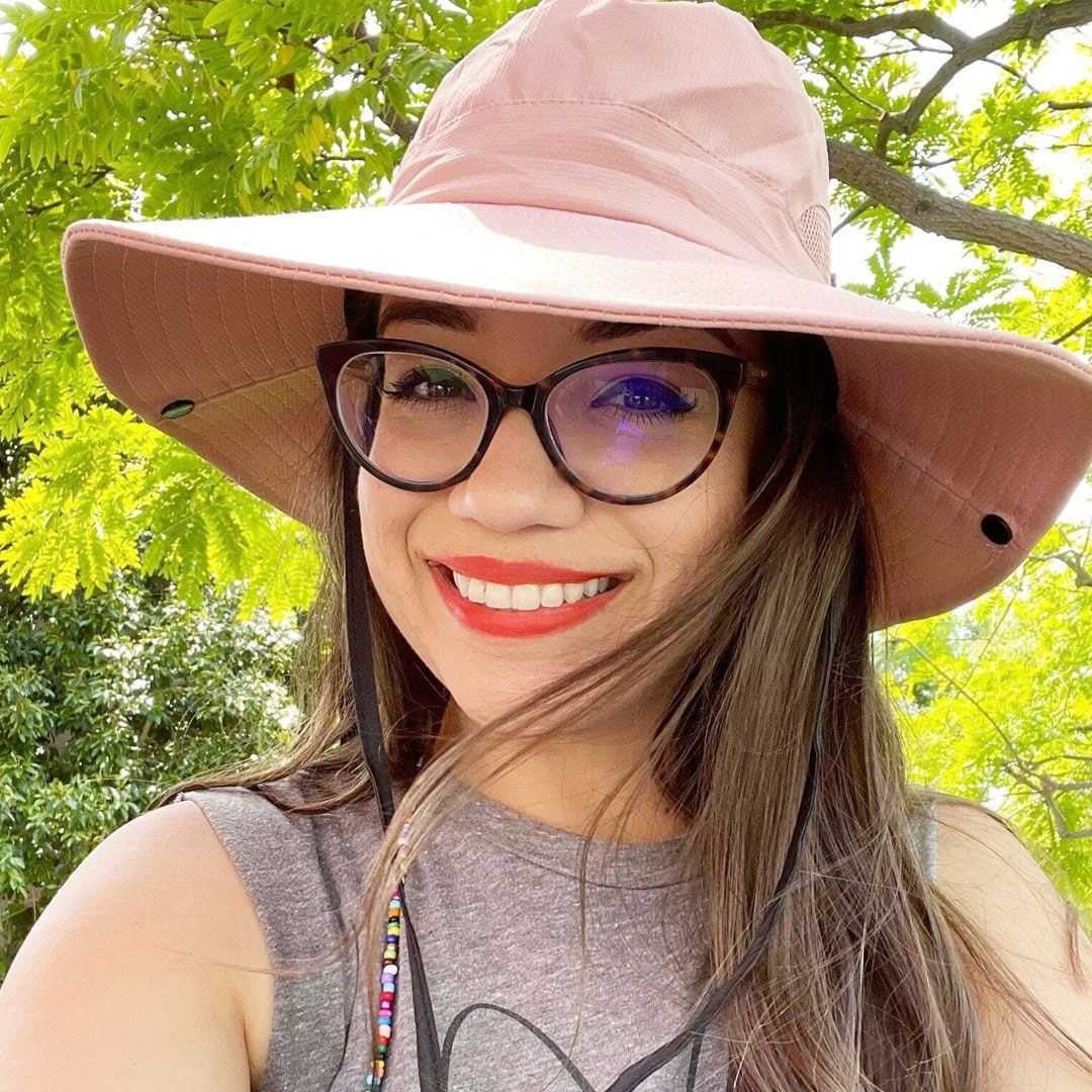 Chapéu de Sol de Aba Larga com Proteção UV UVGuard para Mulher - Chapéu de Verão - Vessa