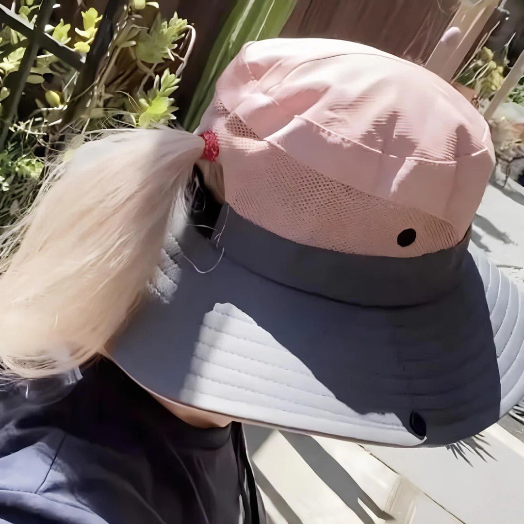 Chapéu de Sol de Aba Larga com Proteção UV UVGuard para Mulher - Chapéu de Verão - Vessa