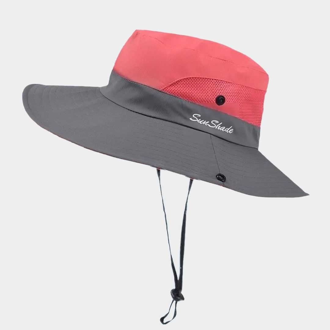 Chapéu de Sol de Aba Larga com Proteção UV UVGuard para Mulher - Chapéu de Verão - Vessa