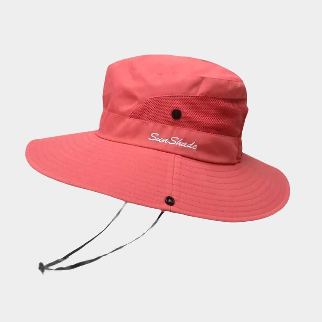 Chapéu de Sol de Aba Larga com Proteção UV UVGuard para Mulher - Chapéu de Verão - Vessa