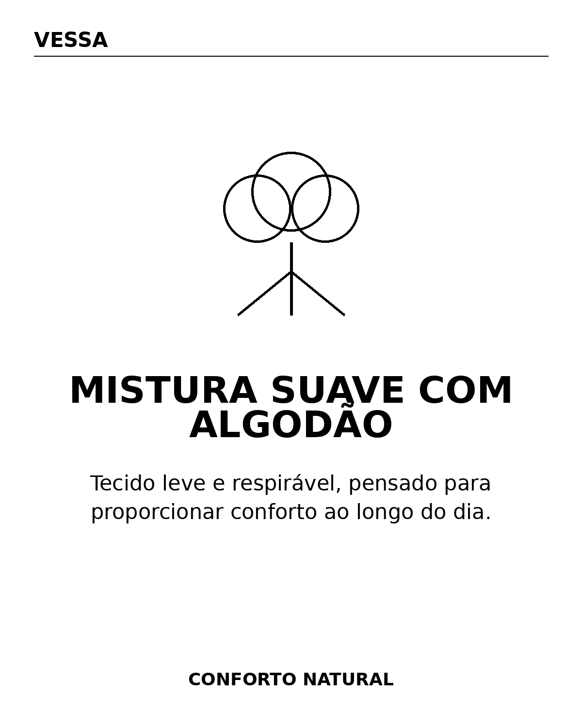 Vestido Vessa - mistura suave com algodão