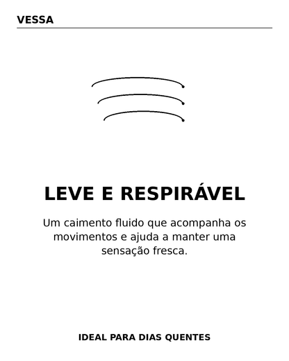 Vestido Vessa - leve e respirável