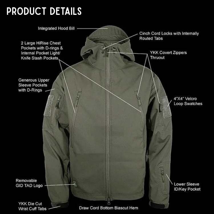 Casaco de Aventura Impermeável - Casaco de Aventura - Vessa