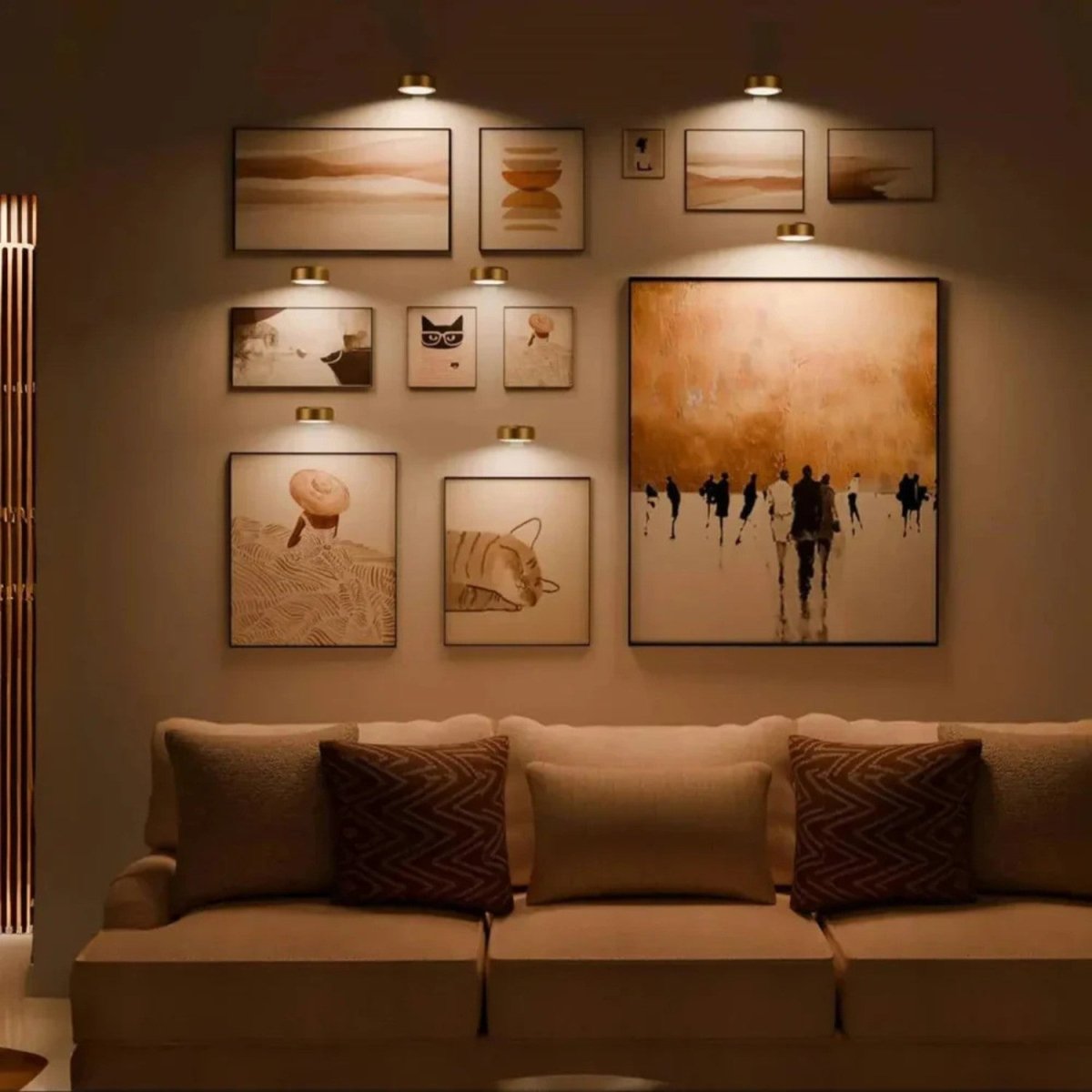 Luz de Quadro de Parede Sem Fios - Luz de Quadro de Parede - Vessa
