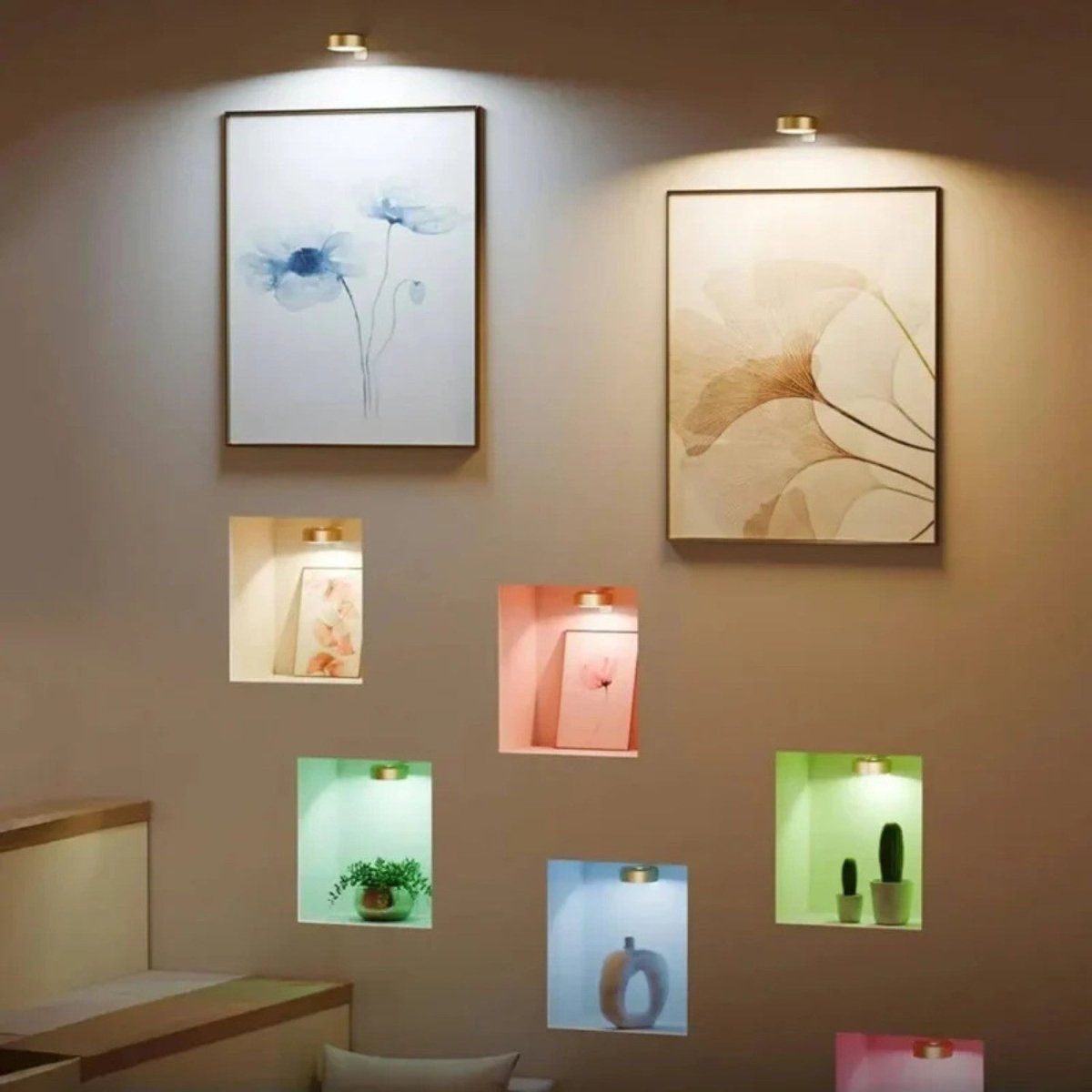 Luz de Quadro de Parede Sem Fios - Luz de Quadro de Parede - Vessa