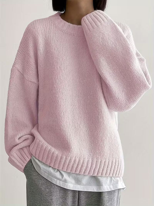 Camisola Oversized Macia em Malha para Mulher - Camisola de Mulher - Vessa