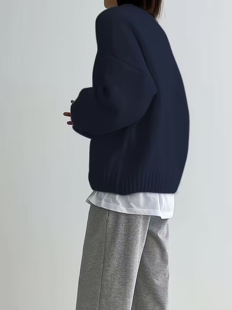 Camisola Oversized Macia em Malha para Mulher - Camisola de Mulher - Vessa