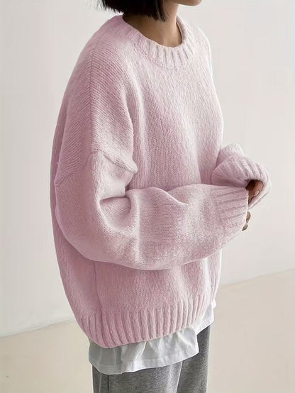 Camisola Oversized Macia em Malha para Mulher - Camisola de Mulher - Vessa