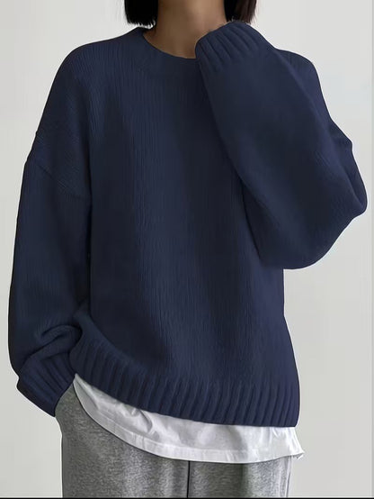 Camisola Oversized Macia em Malha para Mulher - Camisola de Mulher - Vessa