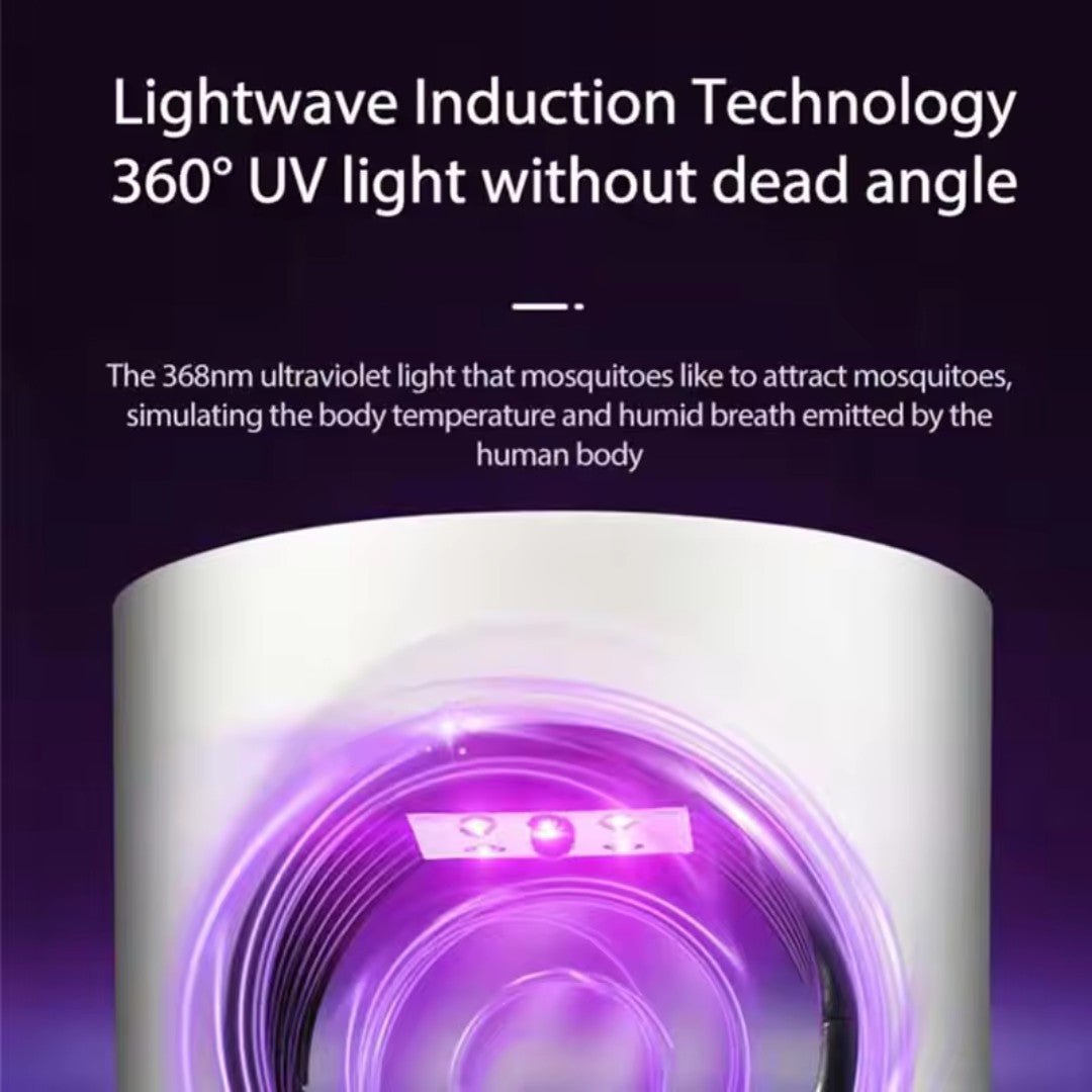 Candeeiro Armadilha de Mosquitos USB ZenoGuard com Tecnologia UV Segura - Repelente de Mosquitos - Vessa